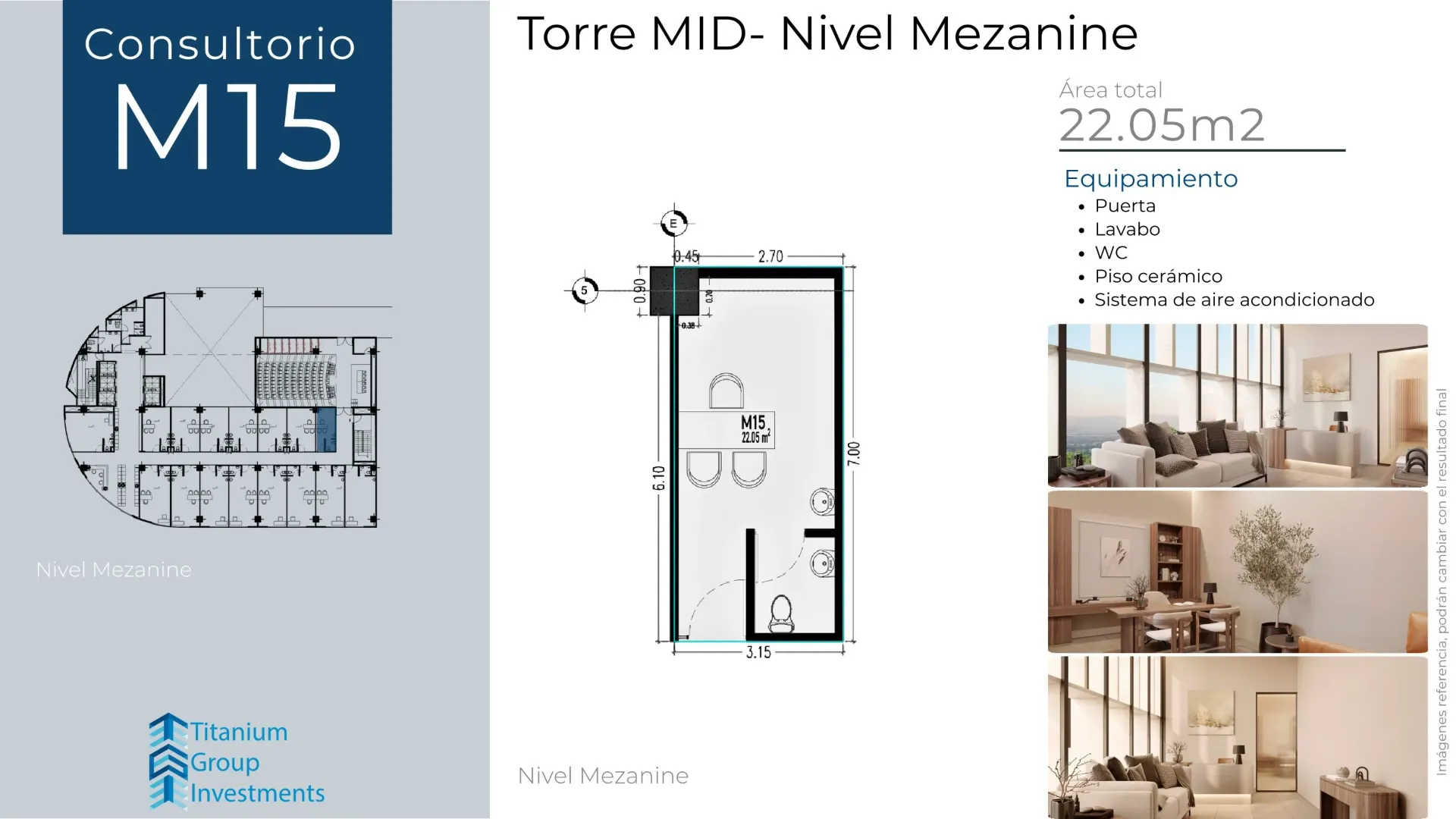 [T_MID_MZ_M15] Consultorio M15