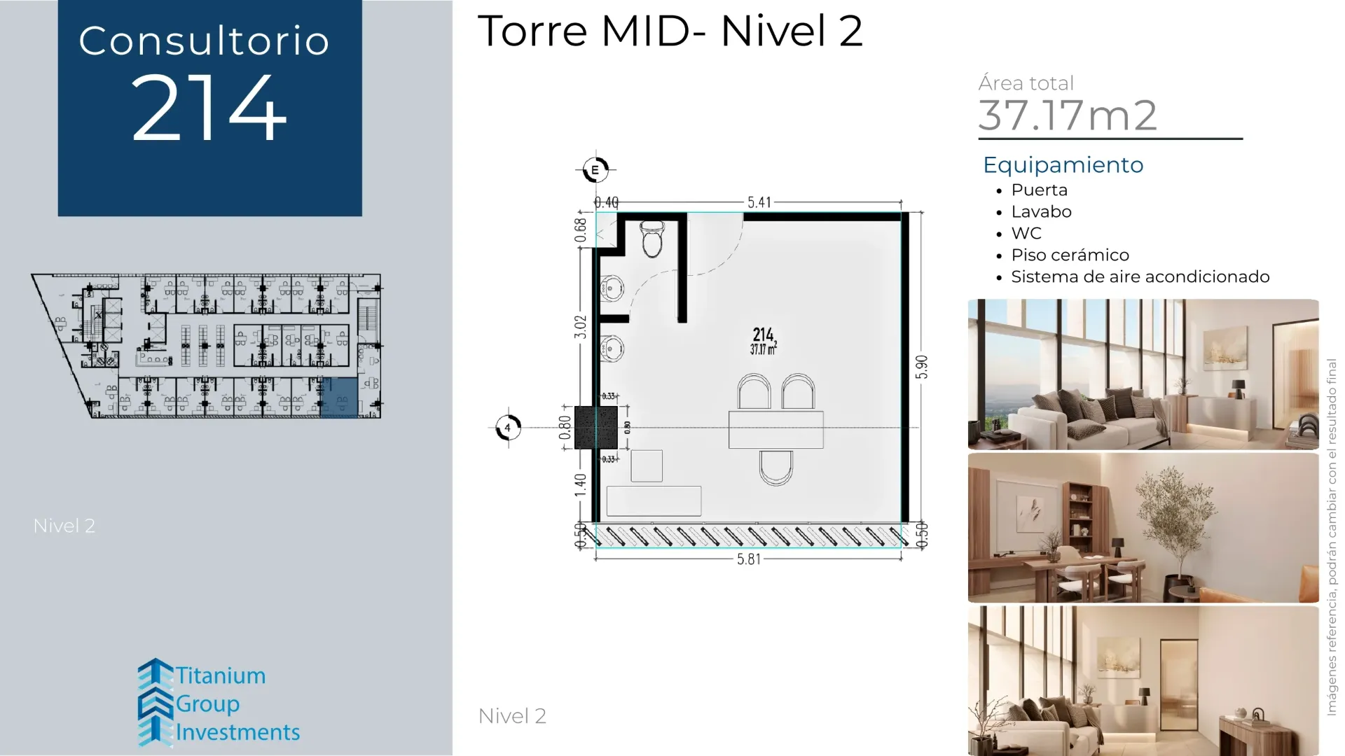 [T_MID_N02_214] Consultorio 214