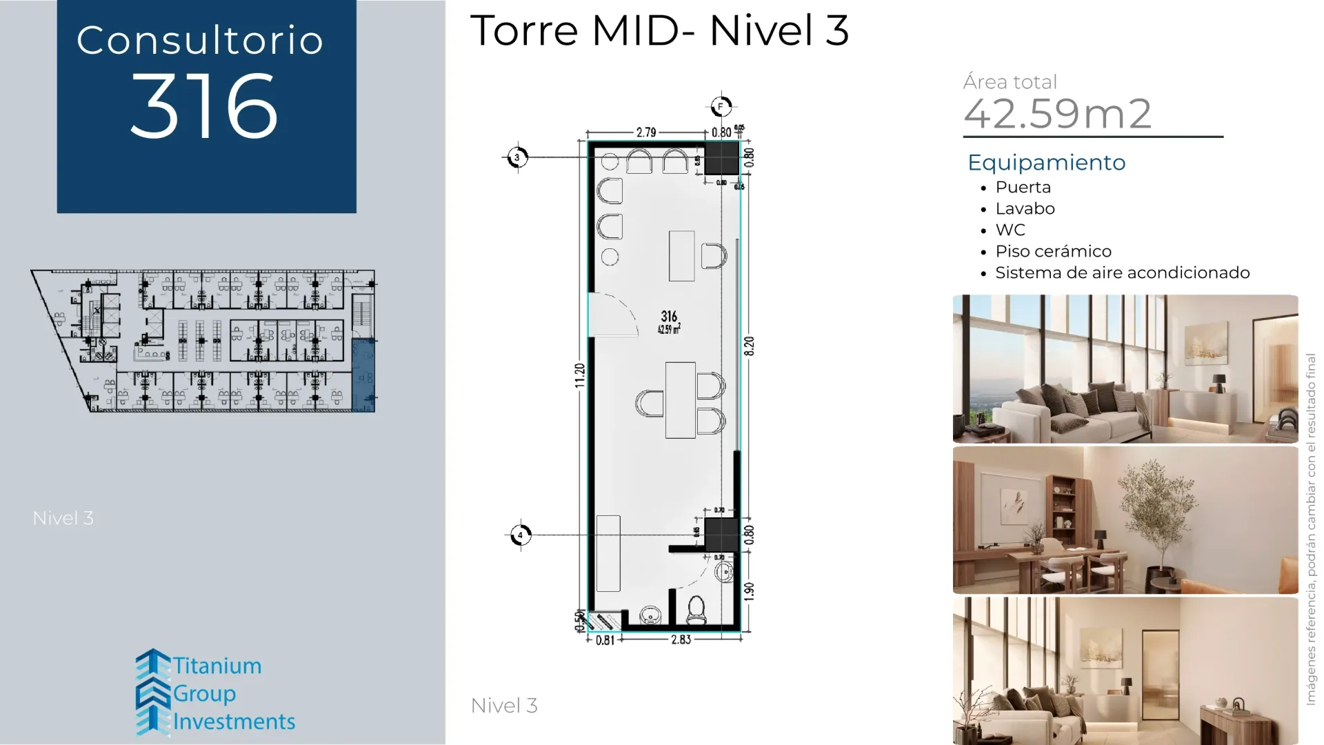 [T_MID_N03_316] Consultorio 316