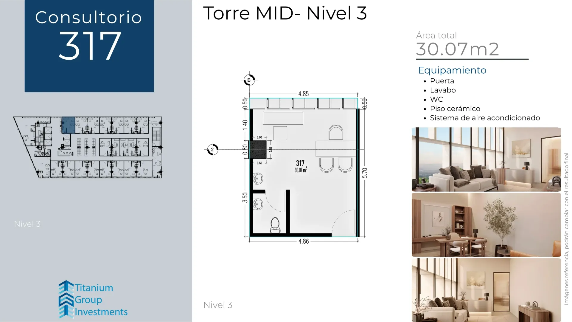 [T_MID_N03_317] Consultorio 317