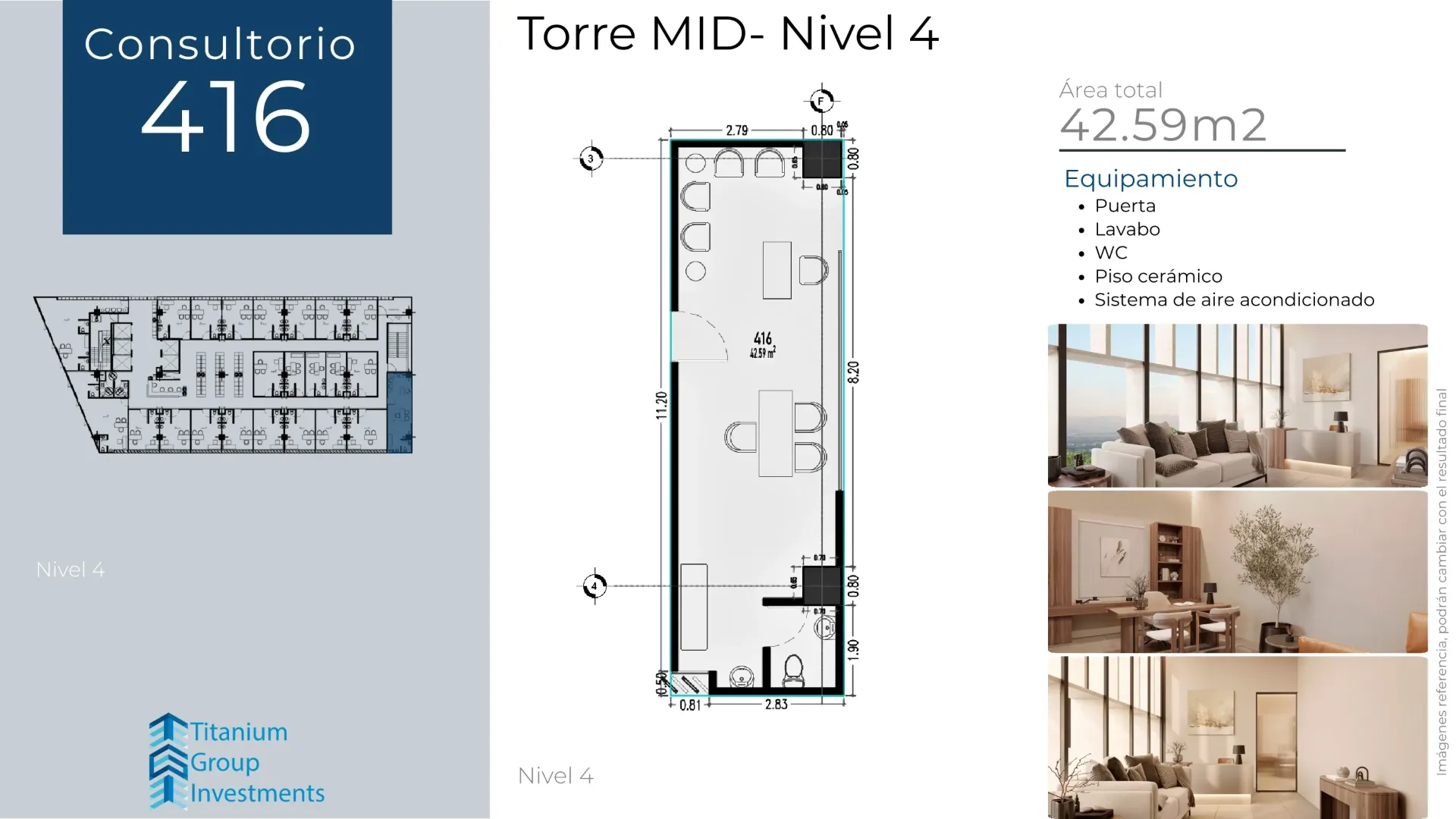 [T_MID_N04_416] Consultorio 416