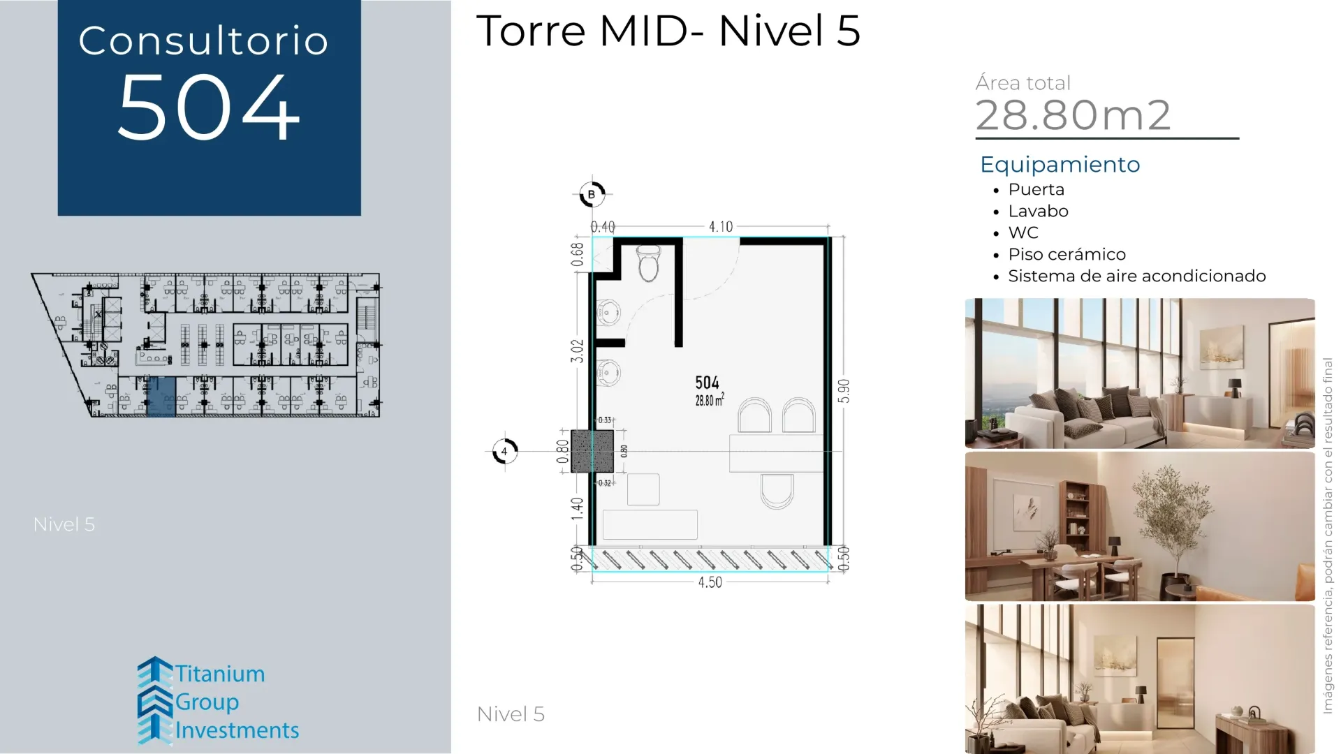 [T_MID_N05_504] Consultorio 504