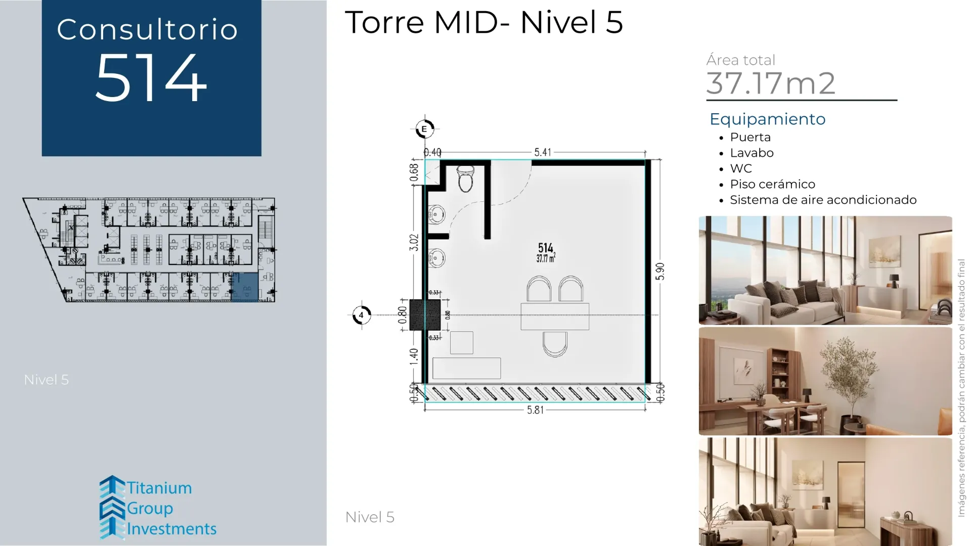 [T_MID_N05_514] Consultorio 514