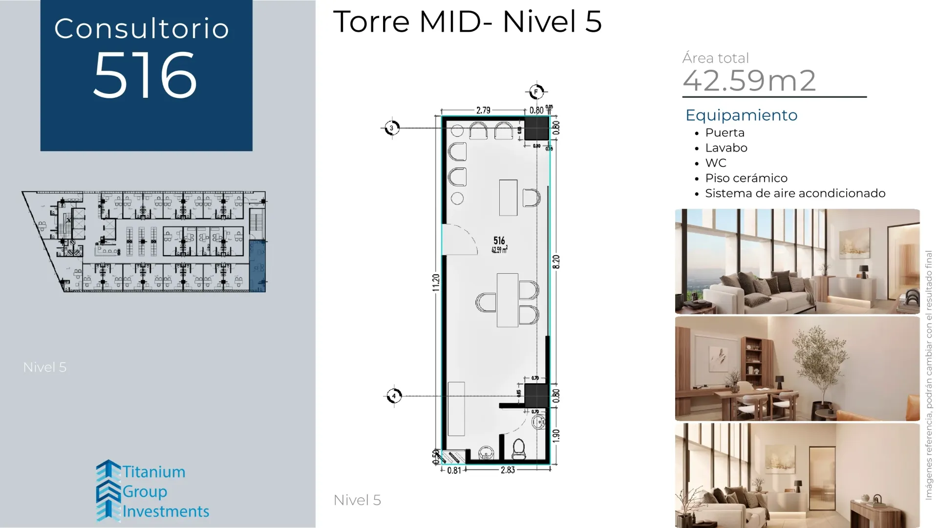 [T_MID_N05_516] Consultorio 516