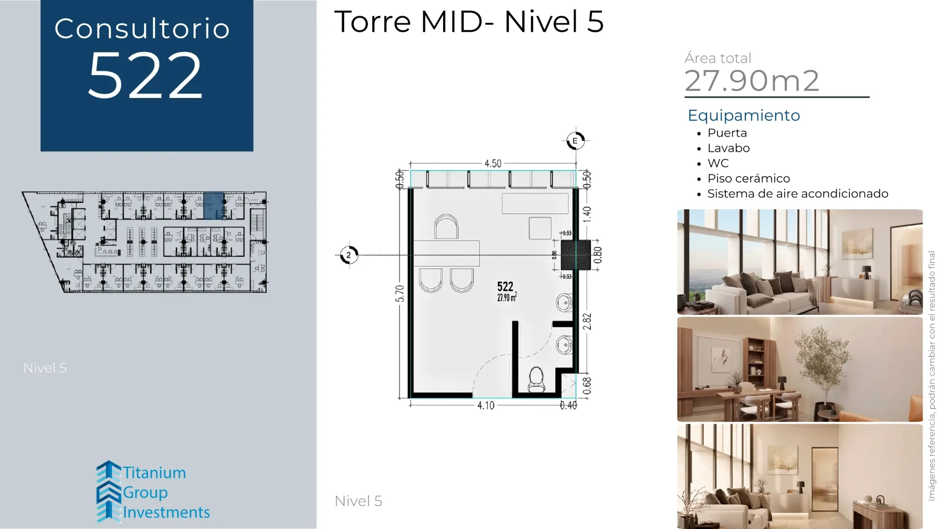 [T_MID_N05_522] Consultorio 522