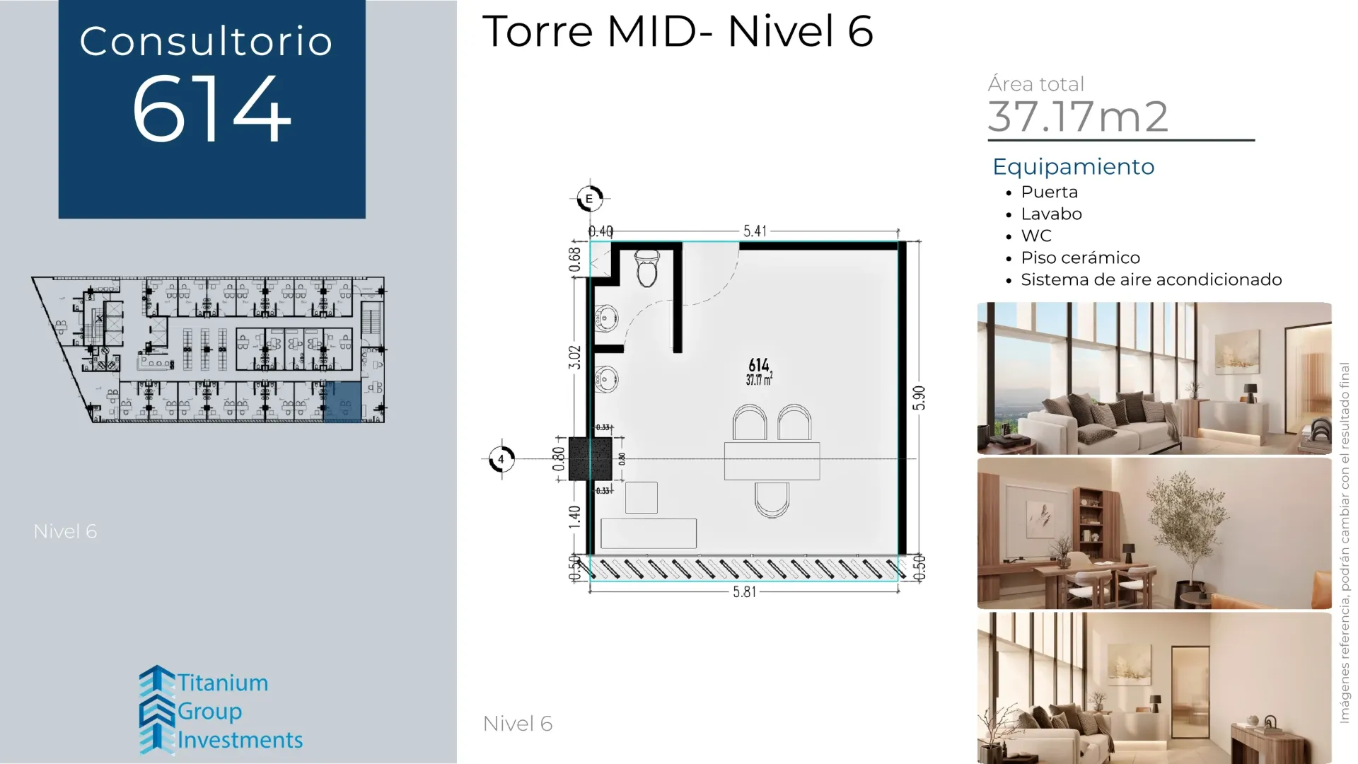 [T_MID_N06_614] Consultorio 614