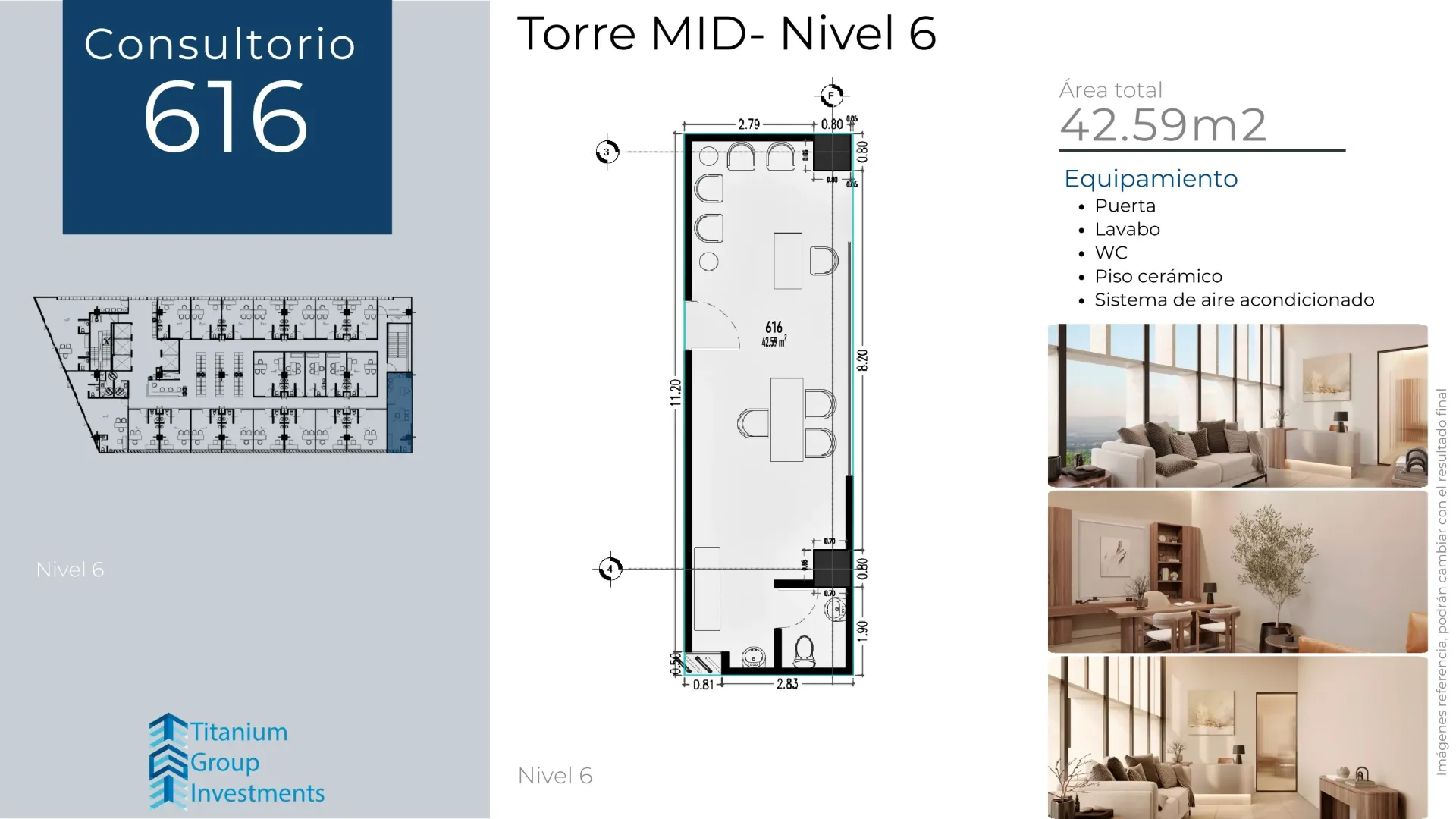 [T_MID_N06_616] Consultorio 616