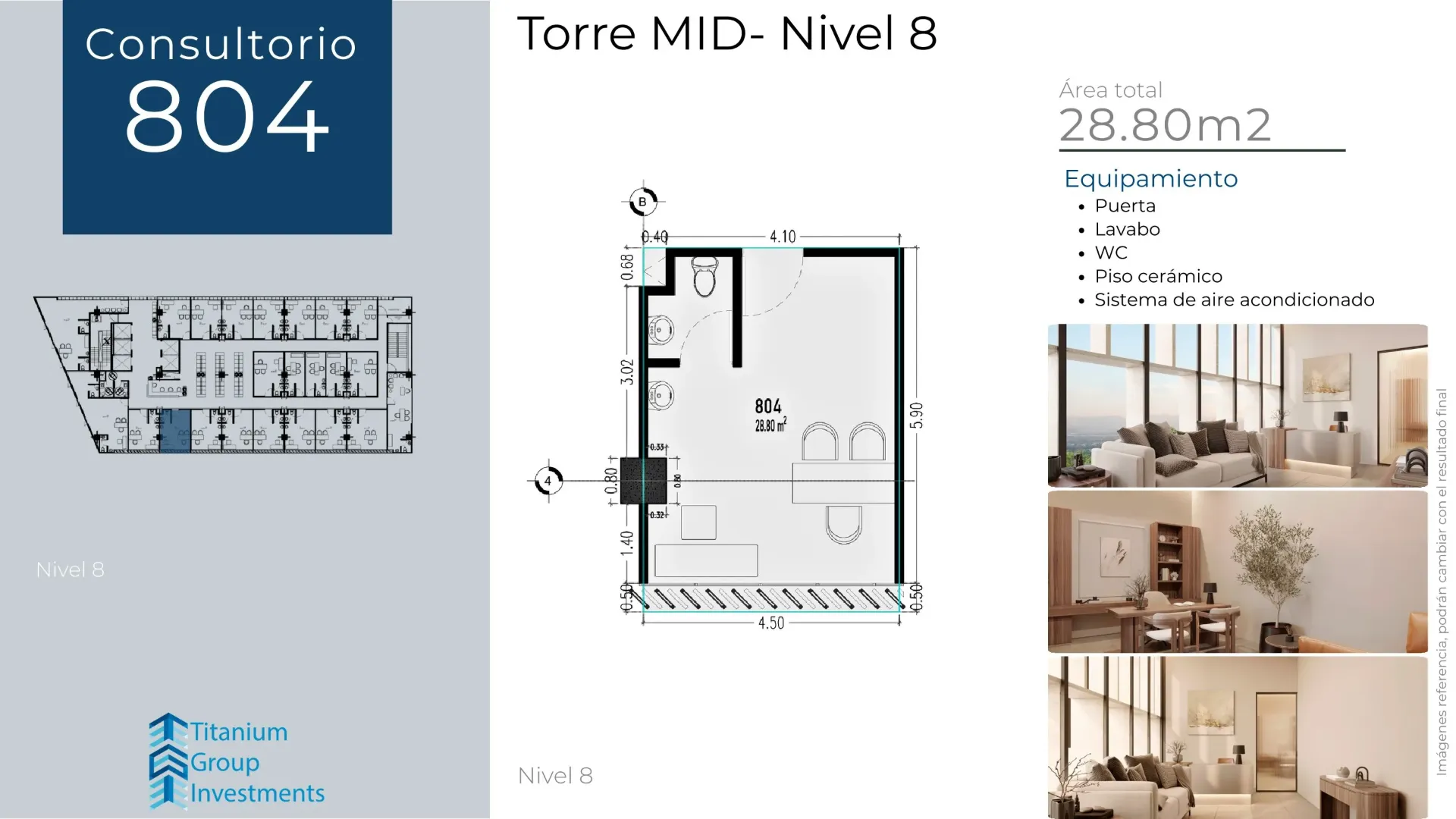 [T_MID_N08_804] Consultorio 804