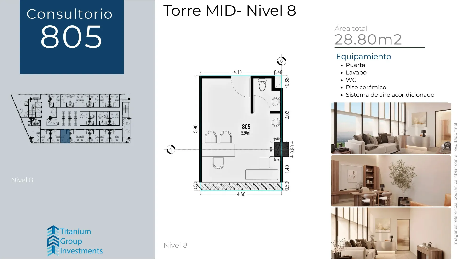 [T_MID_N08_805] Consultorio 805