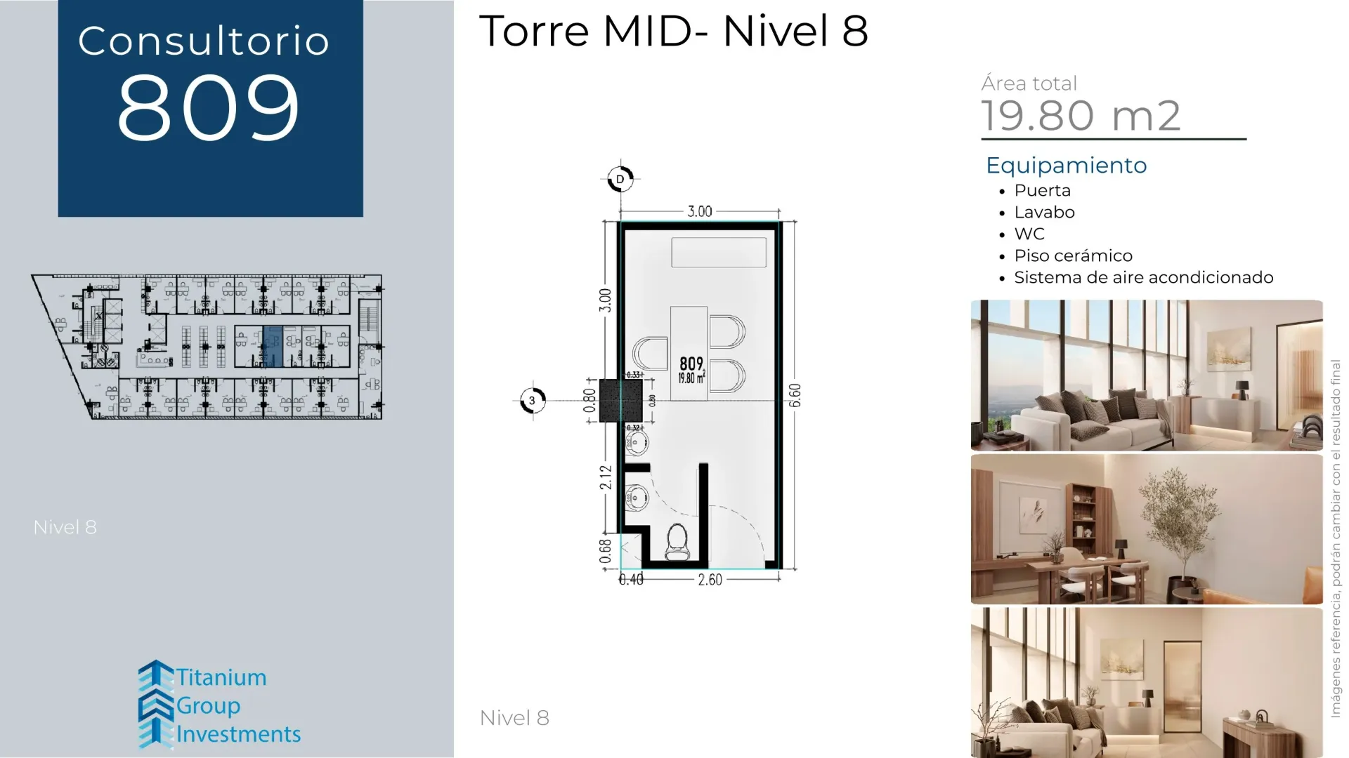 [T_MID_N08_809] Consultorio 809