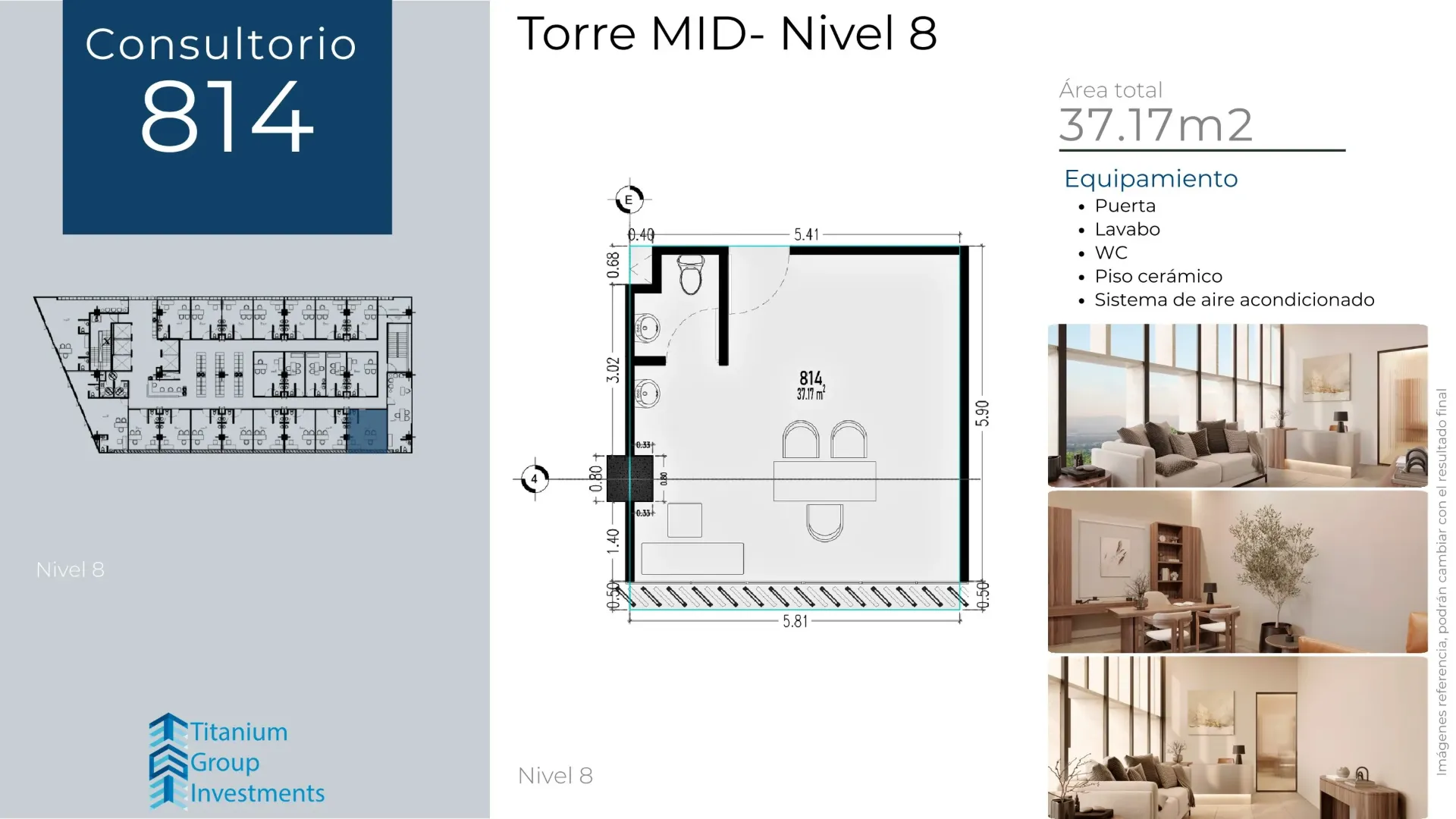 [T_MID_N08_814] Consultorio 814