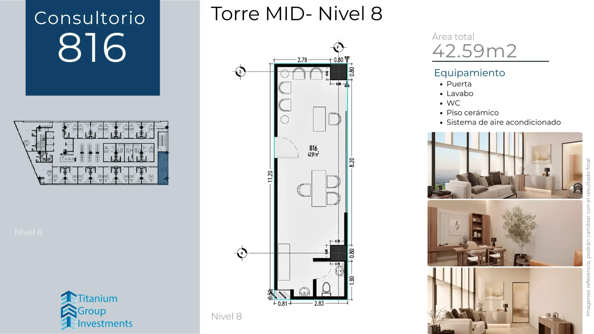 [T_MID_N08_816] Consultorio 816