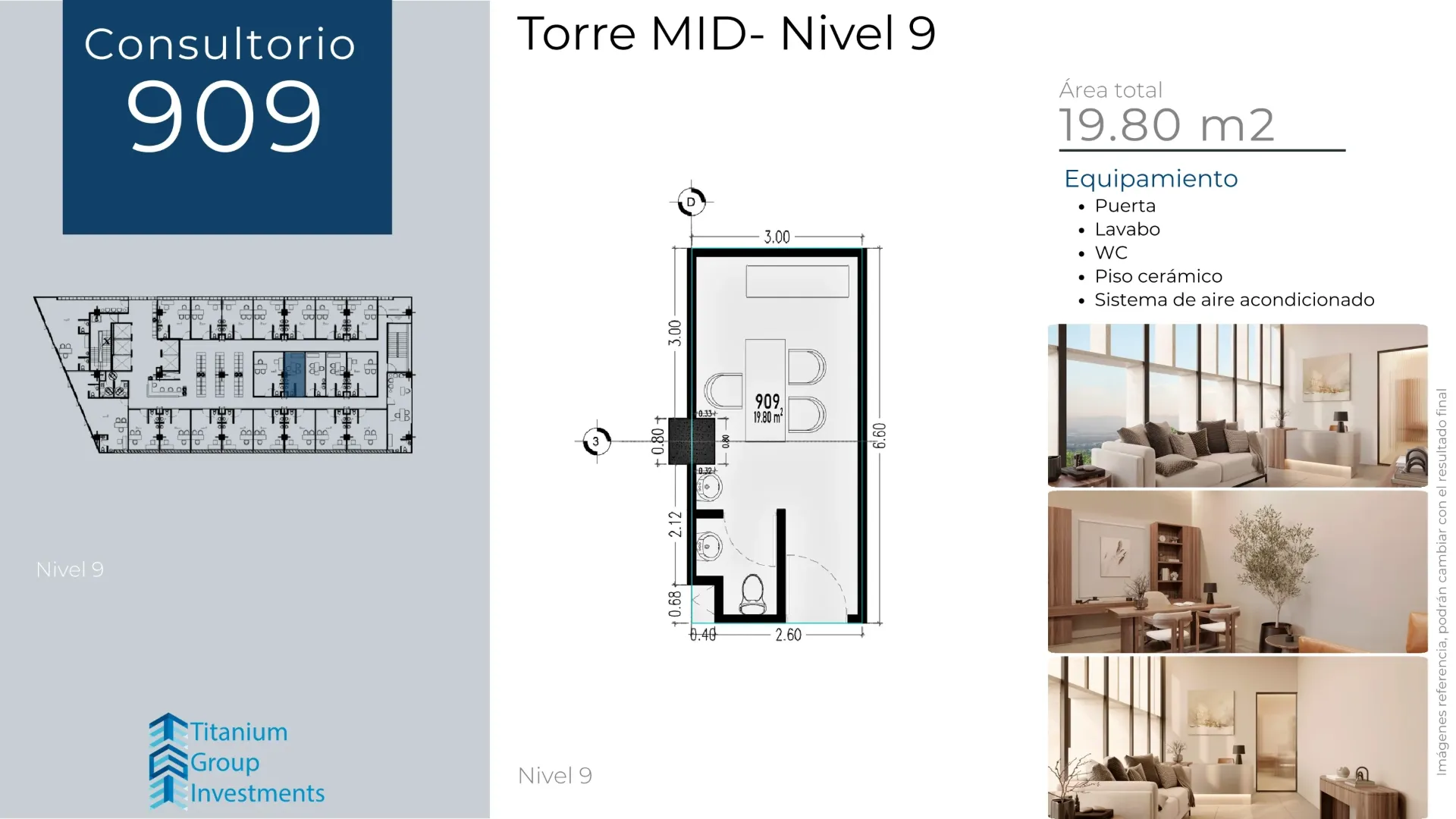 [T_MID_N09_909] Consultorio 909