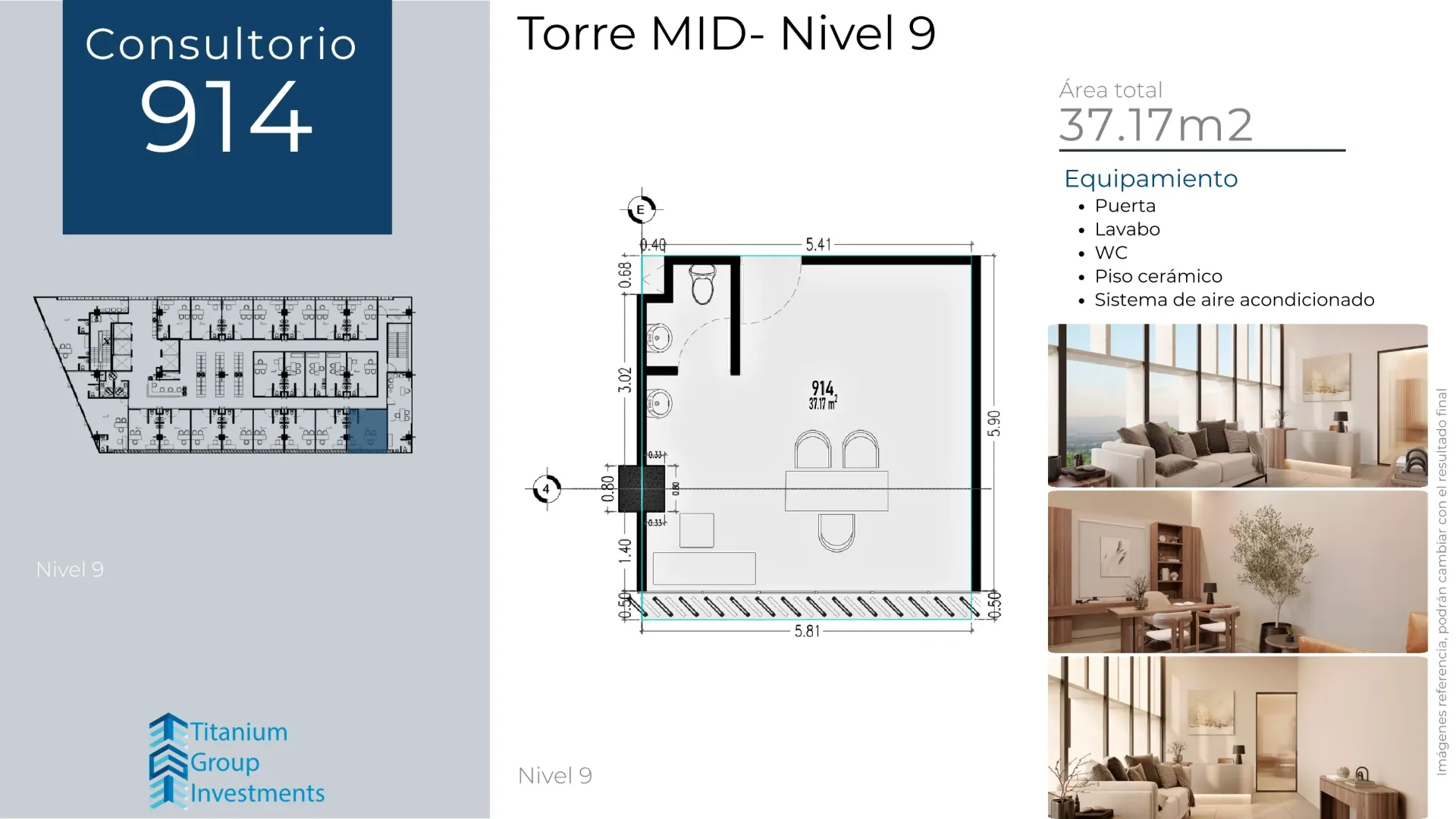 [T_MID_N09_914] Consultorio 914