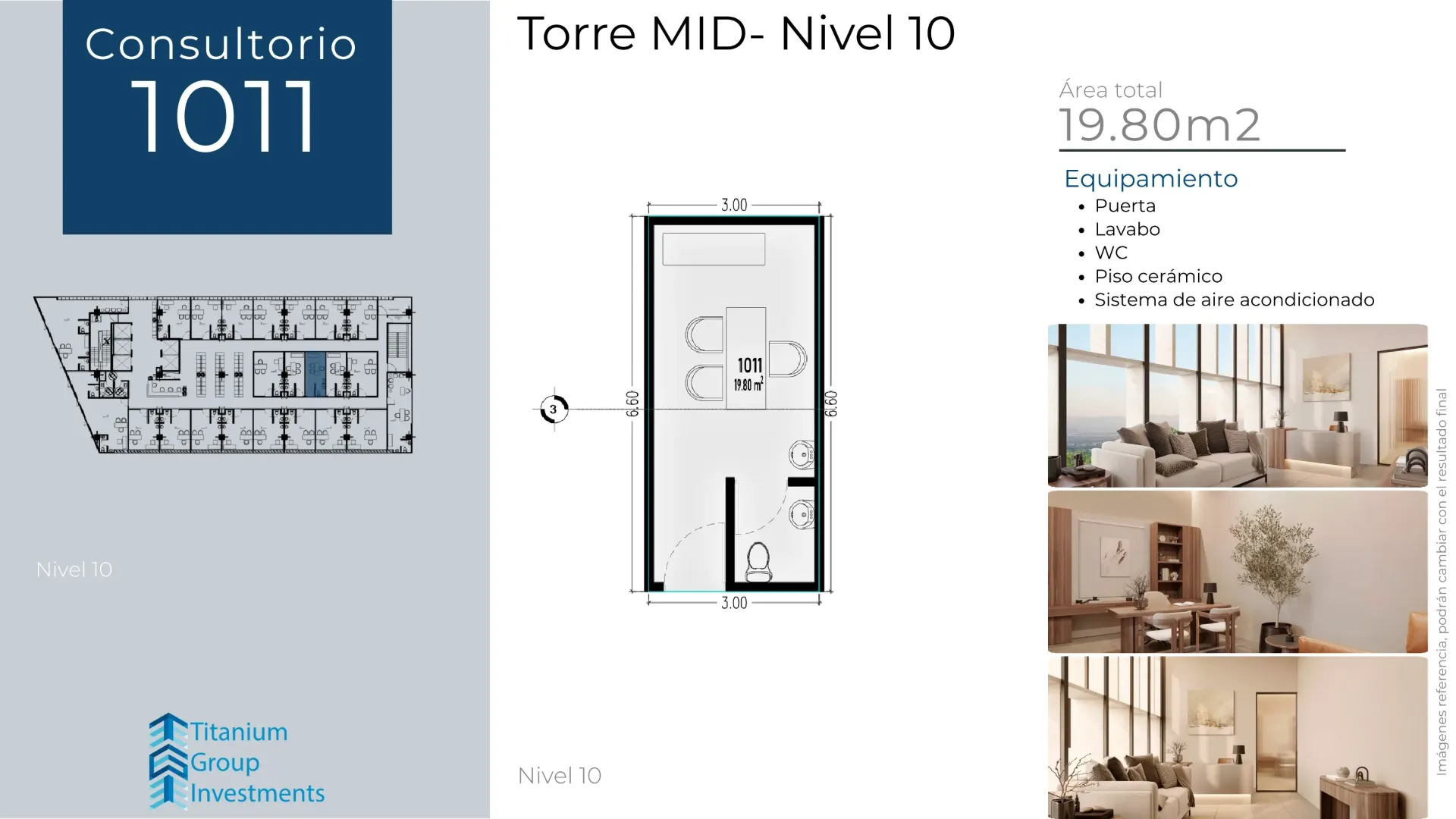 [T_MID_N10_1011] Consultorio 1011