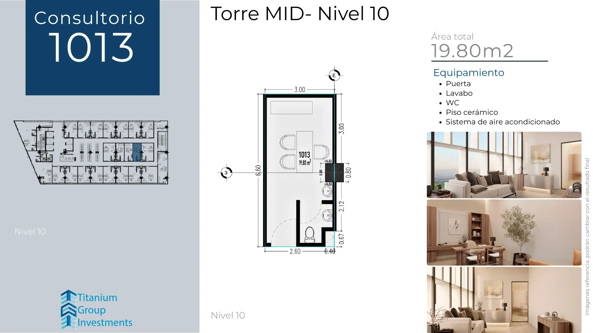 [T_MID_N10_1013] Consultorio 1013