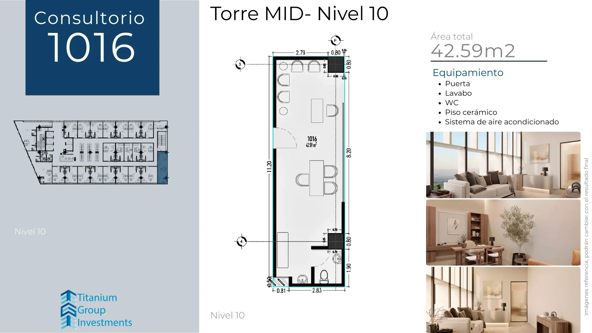 [T_MID_N10_1016] Consultorio 1016