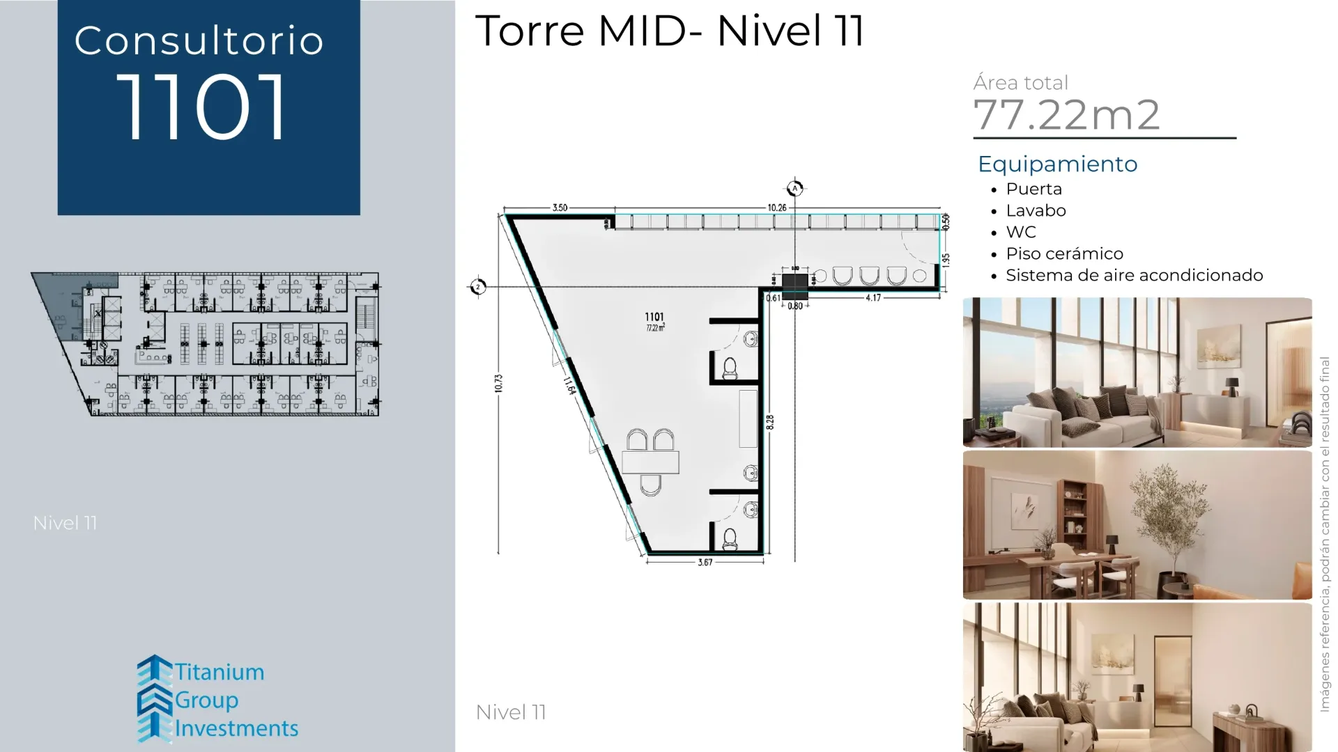 [T_MID_N11_1101] Consultorio 1101