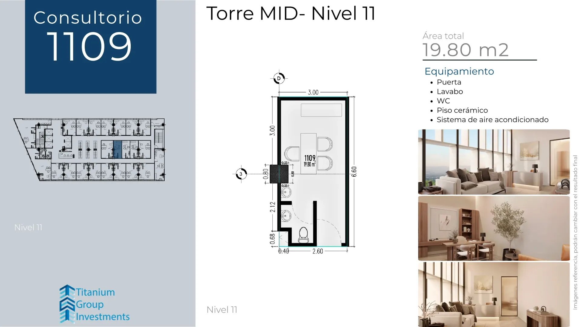 [T_MID_N11_1109] Consultorio 1109