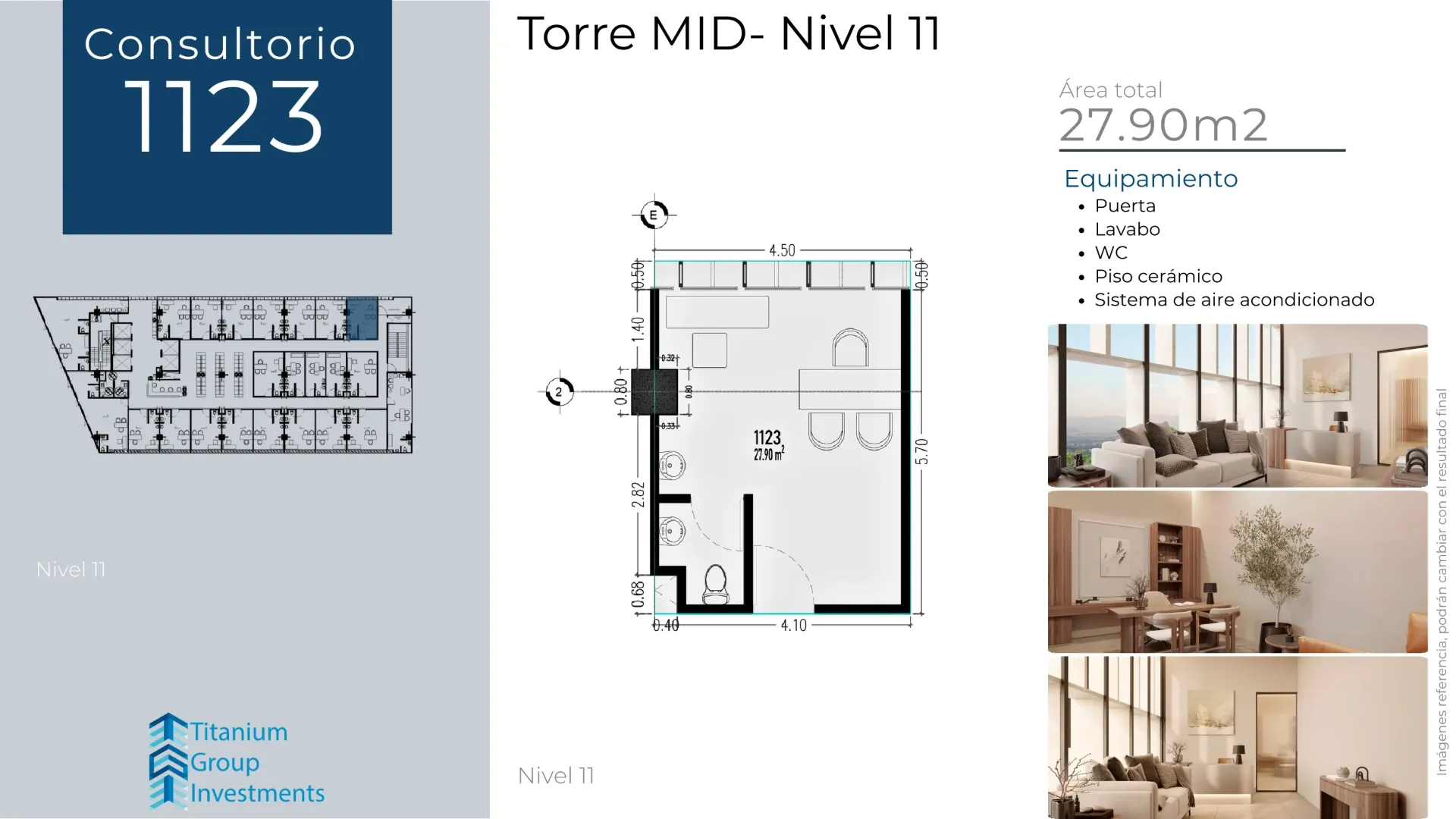 [T_MID_N11_1123] Consultorio 1123